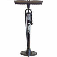 Mirage hogedruk vloerpomp met manometer zwart - thumbnail