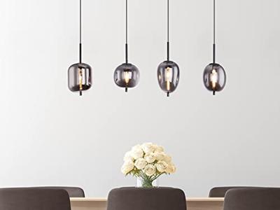 Globo HanglampBlacky zwart 4-lichts - 15345-4