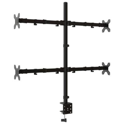 Monitorbeugel VESA 75/100 mm zwart staal Monitorbeugel VESA 75/100 mm zwart staal