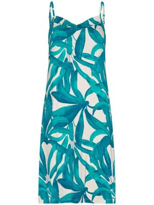 Pastunette dames nachthemd met spaghetti bandjes - Emerald Oasis