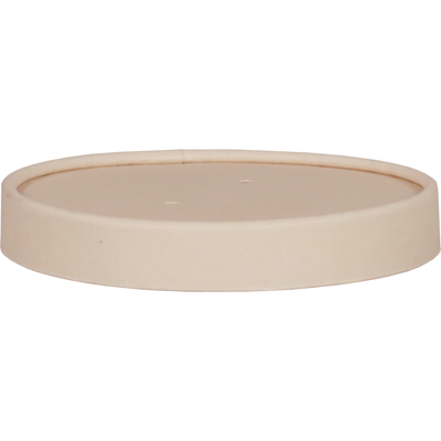 Depa Deksel | soepbeker | Bamboepapier + PE | Ø90mm | naturel | 500 stuks