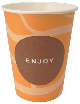 Drinkbeker Enjoy, uit karton, 150 ml, diameter 70,3 mm, pak van 100 stuks