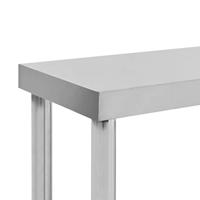 Verhoging voor werktafel 2-laags 120x30x65 cm roestvrij staal - thumbnail