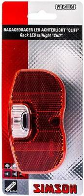 Simson Batterij Bagagedrager achterlicht Cliff
