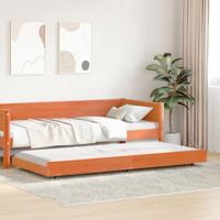 Bedframe Bruin 90 x 200 cm Massief grenenhout - thumbnail