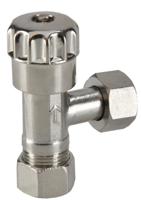 Wiesbaden Hoekstopkranen 3/8x12 Knel Chroom - thumbnail