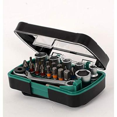 Hikoki accessoires Bitset 24-Delig Inclusief Doppen En Ratel Assorti - 750362