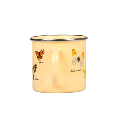 Esschert Design emaille mok vlinders