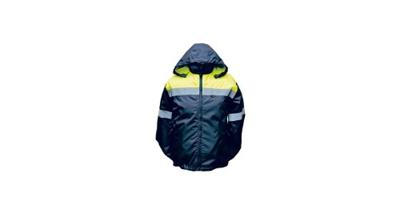 4-ACT reflecterende regenjas rain jacket size l blue/y/reflex