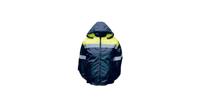 4-ACT reflecterende regenjas rain jacket size l blue/y/reflex - thumbnail