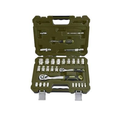 XHANDER 1/4" 1/2" dopsleutelset met ratel 30-delig