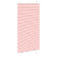 VidaXL Plissé rolgordijn 110x200cm stofbreedte 109,4cm polyester roze - thumbnail