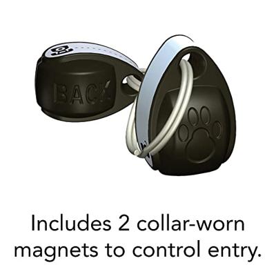 Cat Mate electromagnetisch kattenluik met vierwegsluiting 60mm wit - thumbnail