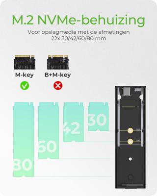 ICY BOX IB-1807MT-C31 behuizing voor opslagstations SDD-behuizing Zwart M.2 ICY BOX IB-1807MT-C31 behuizing voor opslagstations SDD-behuizing Zwart M.2