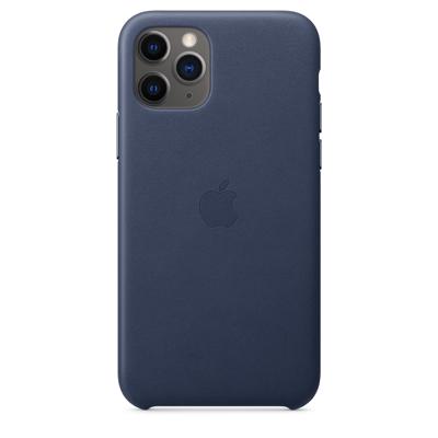 Apple leather case iPhone 11 Pro Midnight Blue