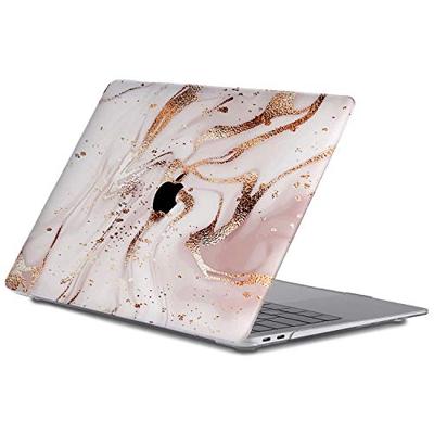 Lunso MacBook Pro 16 inch (2019) cover hoes - case - Marble Vera