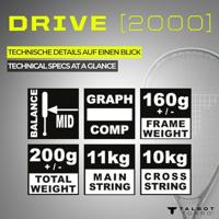 Badmintonracket Talbot-Torro - thumbnail