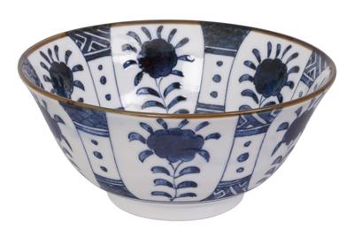 Aardewerk Kom - Blauw/Witte Bloemenmotief - 500ml - 15 x 6,8cm Aardewerk Kom - Blauw/Witte Bloemenmotief - 500ml - 15 x 6,8cm