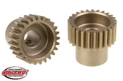 Team Corally - 48 DP Pinion - Short - Hardened Steel - 25T - 5mm as