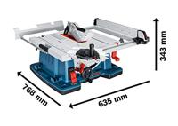 Bosch Blauw gts 10 xc zaagtafel | 254 mm | 2100 watt - 0601b30400 - thumbnail