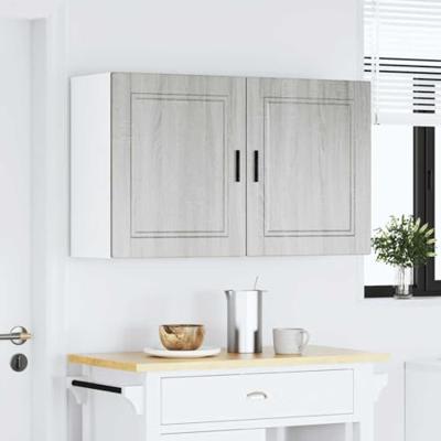 Keukenwandkasten 2 st Porto bewerkt hout grijs sonoma eiken Keukenwandkasten 2 st Porto bewerkt hout grijs sonoma eiken