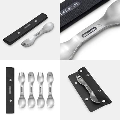 Black+Blum Spork roestvrijstalen set van 4