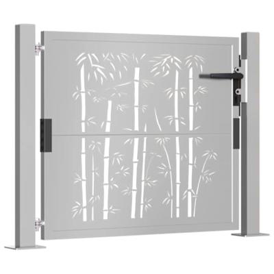 VidaXL Poort met bamboe-ontwerp 100x75 cm cortenstaal VidaXL Poort met bamboe-ontwerp 100x75 cm cortenstaal
