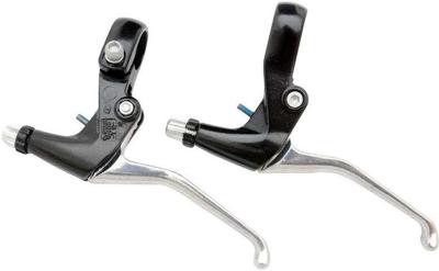 Simson Remgrepenset v-brake/cantilever 4-vinger zwart 2-delig