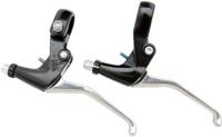 Simson remgrepenset v brake/cantilever 4 vinger zwart 2 delig - thumbnail