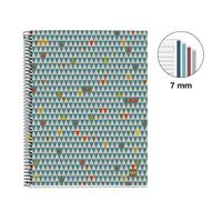 Miquelrius Notitieboek - driehoeken - a4 gelinieerd - 120 blz - thumbnail