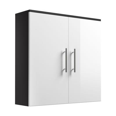 Badkamerkast Milan Antraciet Wit M