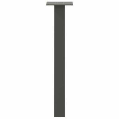 Salontafelpoten 4 st 30 cm staal antraciet