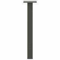 Salontafelpoten 4 st 30 cm staal antraciet - thumbnail