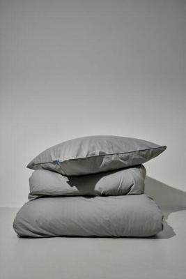 Auping Pearl grey Percale kussenslopen