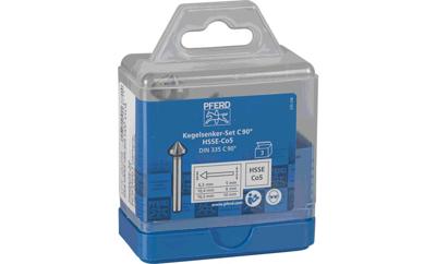 PFERD TOOLS SET KES HSSE DIN 335 C90° 3 25202155 Kegelverzinkboorset 6.3 mm, 10.4 mm, 16.5 mm HSS 1 stuk(s)