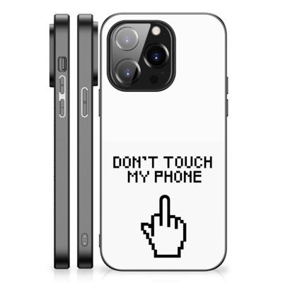 iPhone 14 Pro | Telefoon Hoesje | Finger Don&apos;t Touch My Phone