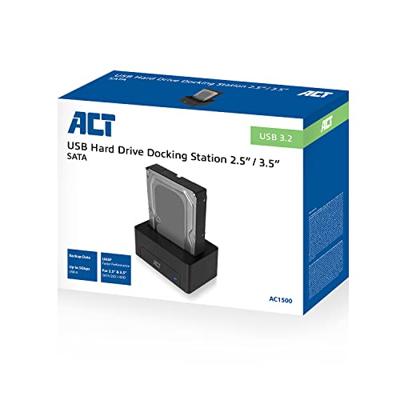 ACT Connectivity 2,5"/3,5" SATA harde schijf docking station dockingstation