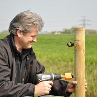 Gallagher XDI schroef-ringisolator hout (250) - 060788 - 060788 - thumbnail