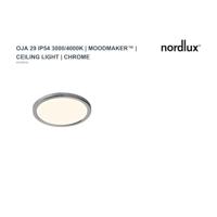 Nordlux PlafonniereOja chroom Ø 30cm - instelbaar - 2015026133 - thumbnail