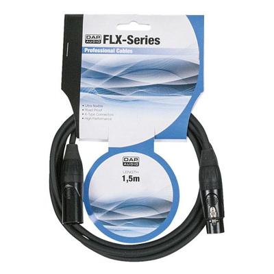 DAP FLX01 gebalanceerde XLR kabel met X-type pluggen 150cm