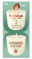 Bolsius Cederwood & Vetiver Candle Refills - thumbnail