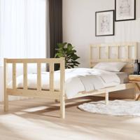 Bedframe massief hout 90x200 cm - thumbnail