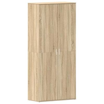 Schoenkast Sonoma Eiken 80x39x180 cm Geengineerd Hout