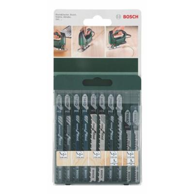 Bosch Accessoires 10-delige decoupeerzaagbladenset T-schacht - 2609256744 Bosch Accessoires 10-delige decoupeerzaagbladenset T-schacht - 2609256744
