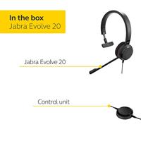 Jabra Kabelgebonden headset voor niet-gespecificeerde hoofdtelefoon, zwart - thumbnail