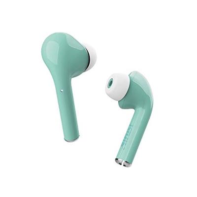 Trust Mobile Nika Touch Draadloze Bluetooth Oordopjes, Wireless Earphones met Oplaadcase (16 uur Speeltijd, Ingebouwde Microfoon, TWS) Turquoise