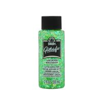 FolkArt • glitterific acrylic paint neon lime 59ml - thumbnail