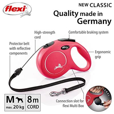 Flexi New Classic Koord M Rood 8m - thumbnail