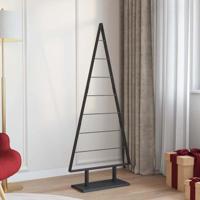 Metalen kerstboom met standaard Zwart 150 cm Staal - thumbnail