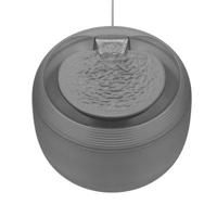 Martin drinkfontein voor kat en kleine hond zwart - thumbnail